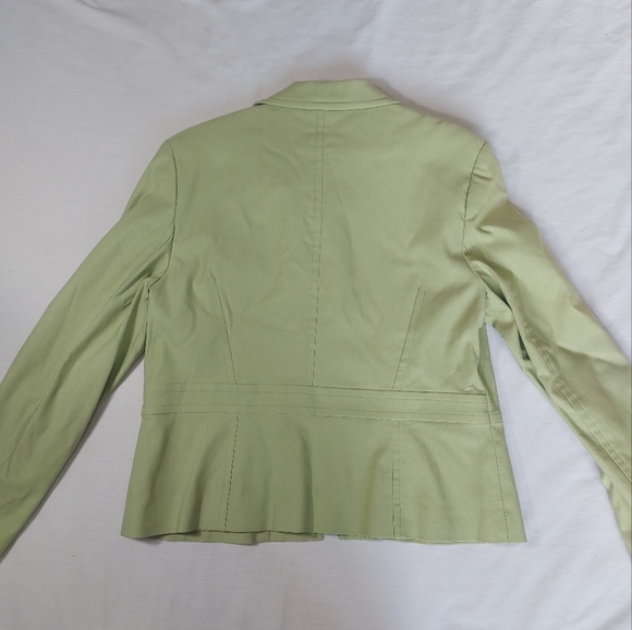 Tribal Light Green Spring Jacket Blazer, 12 - Picture 9 of 14